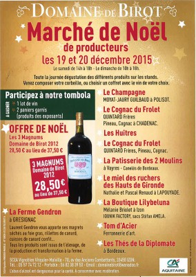 Marché de Noël Domaine de Birot