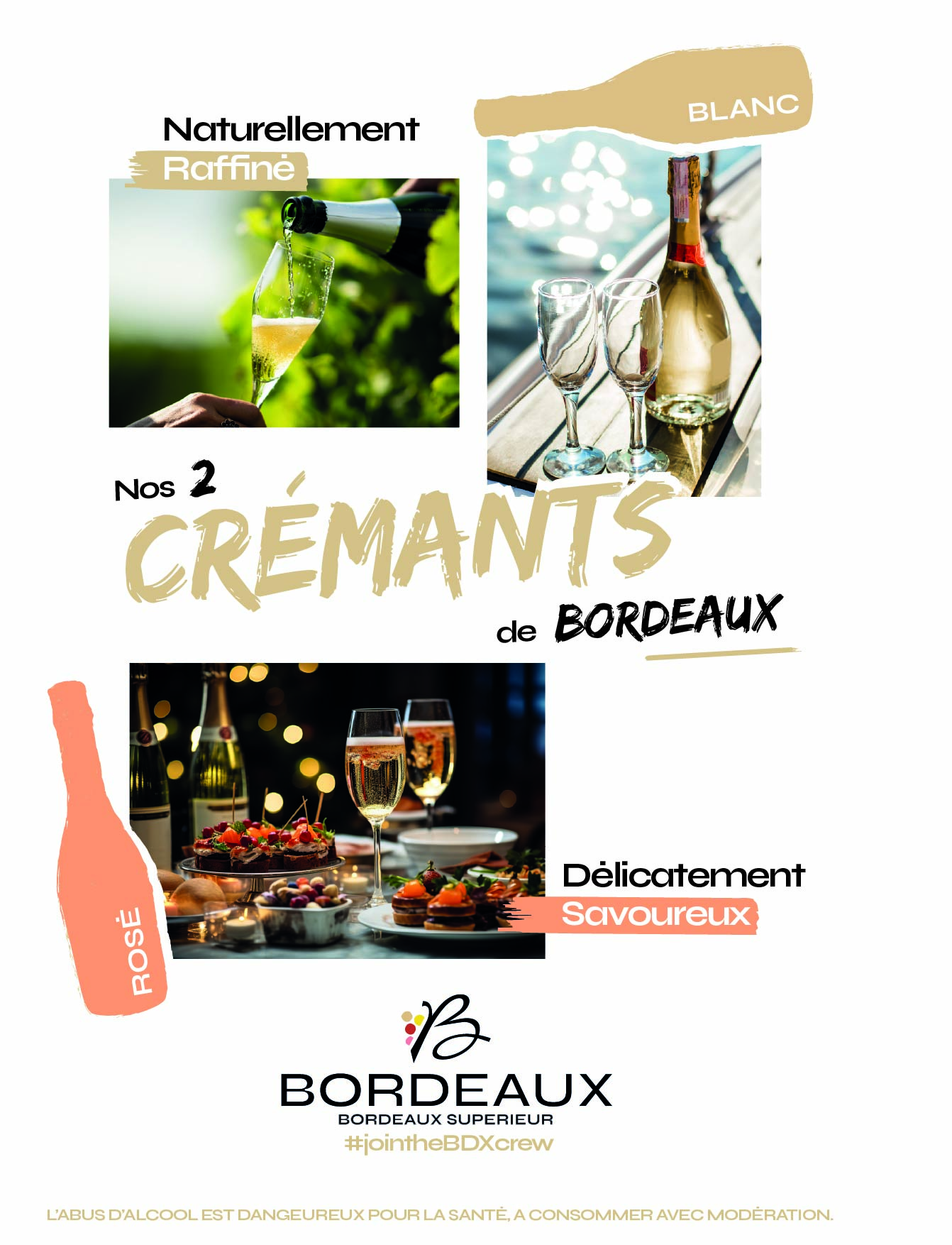 Nos 2 Crémants de Bordeaux