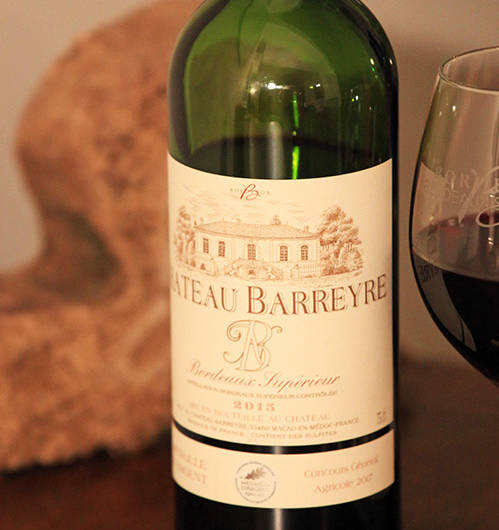 Château Barreyre 2015 Bordeaux Supérieur rouge