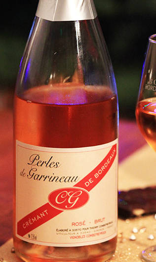 Perles de Garrineau Crémant de Bordeaux rosé