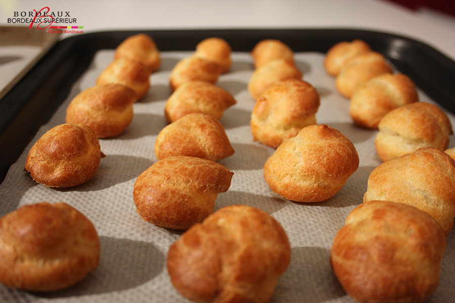 Foie gras puffs & fig jam