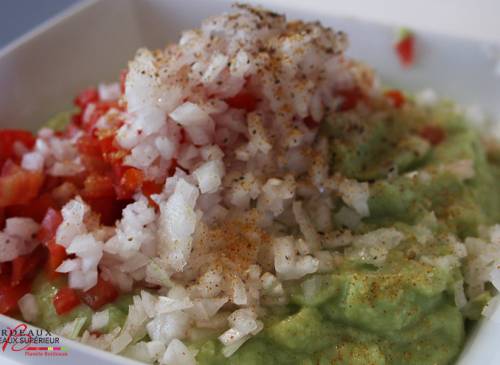 Crunchy Guacamole shrimps