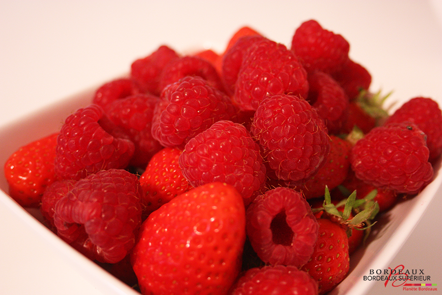 Tiramisu rose aux fruits rouges