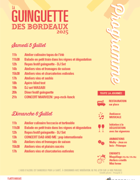 La guinguette des Bordeaux 2025