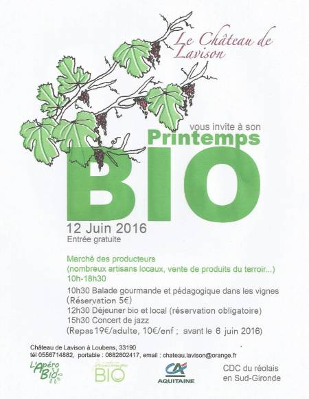 Printemps Bio au Château de Lavison