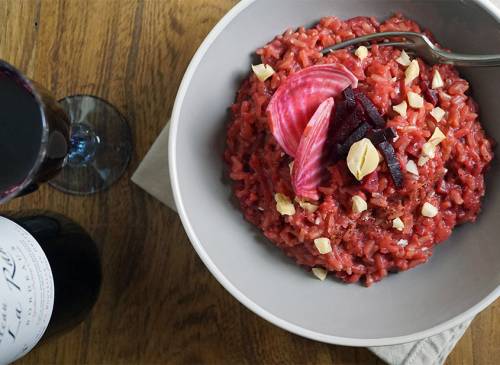 Risotto tout rouge