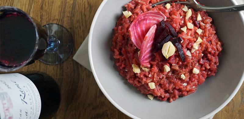 Risotto tout rouge