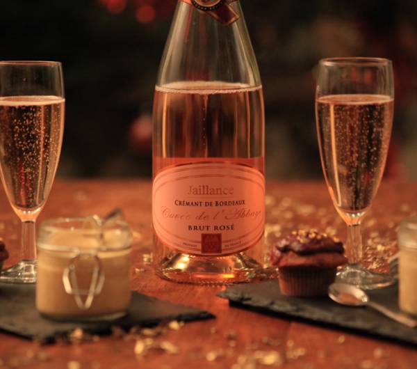 Jaillance Cuvée de l’Abbaye, Crémant de Bordeaux Rosé