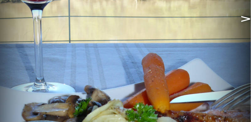 Le carré d’agneau aux petits légumes