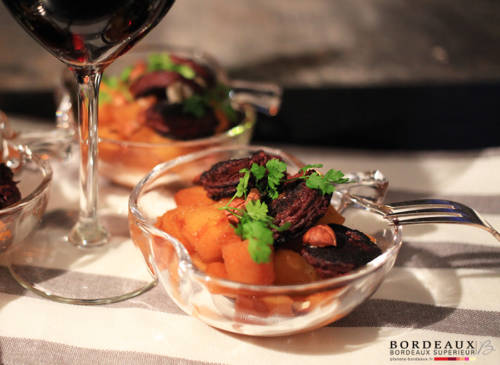 Verrines de Boudin aux Pommes et Noisettes