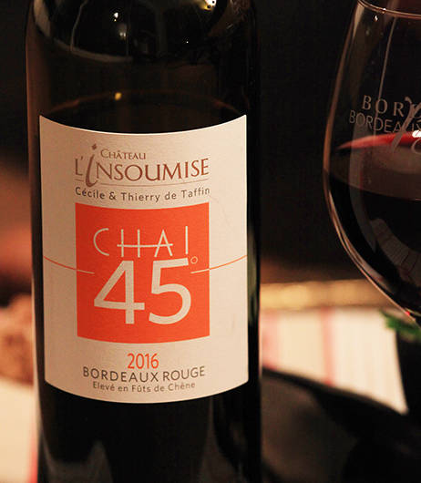 Chai 45 du Château l'Insoumise