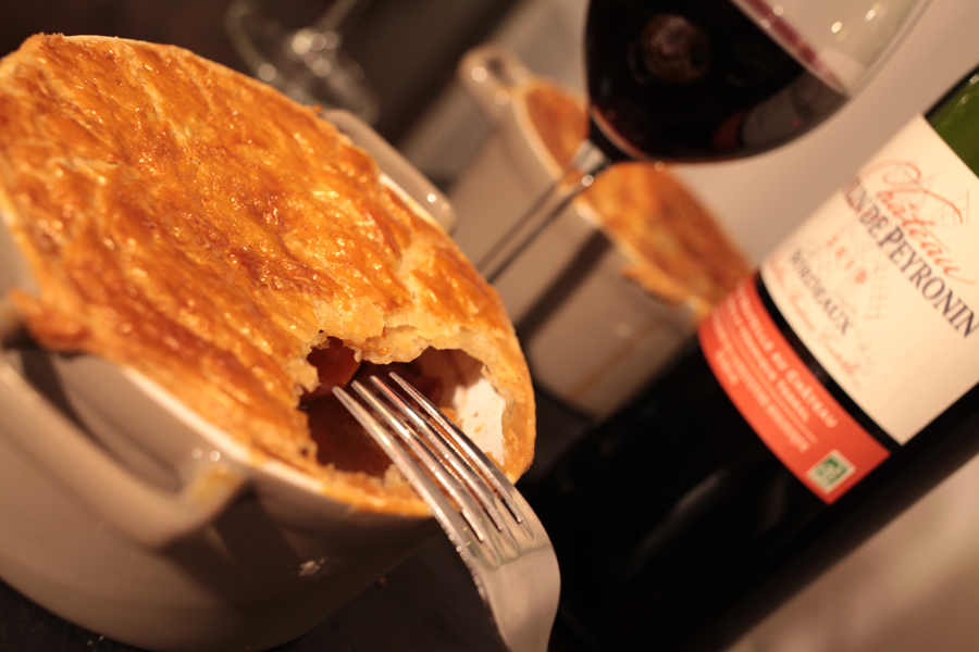 Steack and Bordeaux Pie