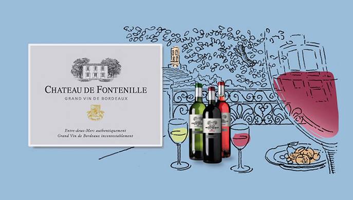 Repas avec le vigneron au Château de Fontenille le 6 juin