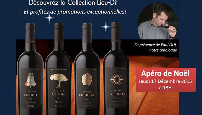 Apéro de Noël chez les Vignerons de Tutiac le 17 décembre