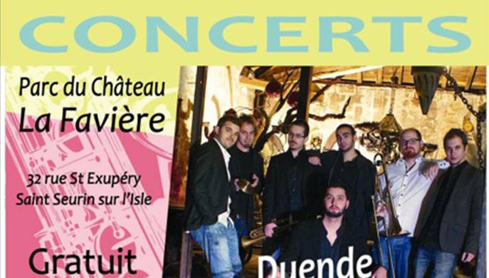 Concerts au Parc du Château La Favière le 24 juillet