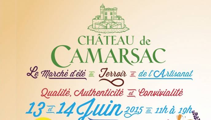 Marché d’été du Château de Camarsac les 13 et 14 juin